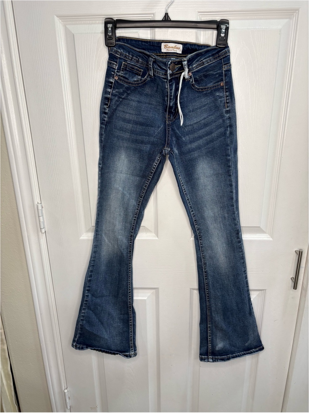 BAMBOO Women's Dark Wash Flared Jeans size 1